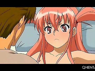 Nasty redhead hentai nymph sucks and jumps dick for hot cum