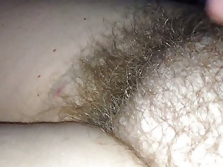feeling my wifes incredible soft hairy pussy