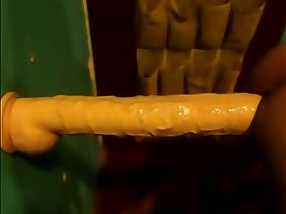 Again fuck with my monster dildo in stand up
