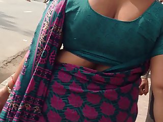 big ass sexy nepali aunty ass walk in saree