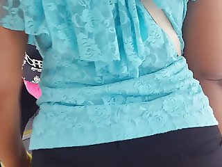 Candid bubble butt ebony 2