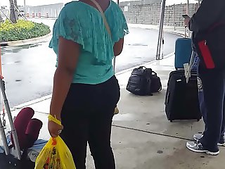 Candid bubble butt ebony 1