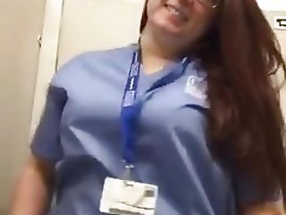 A thick nurse another workplace bathroom