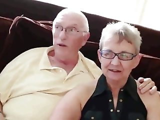 70 yo couple invinted their young neighbor to have fun