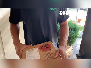 'Package Delivery Driver Gets Lucky & Fucks Cops Wife (Married Cheating Blonde Cougar Milf Wants BBC)'