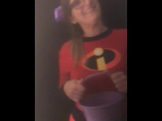 Halloween trick or treater fucks me hard pawg real homemade amateur